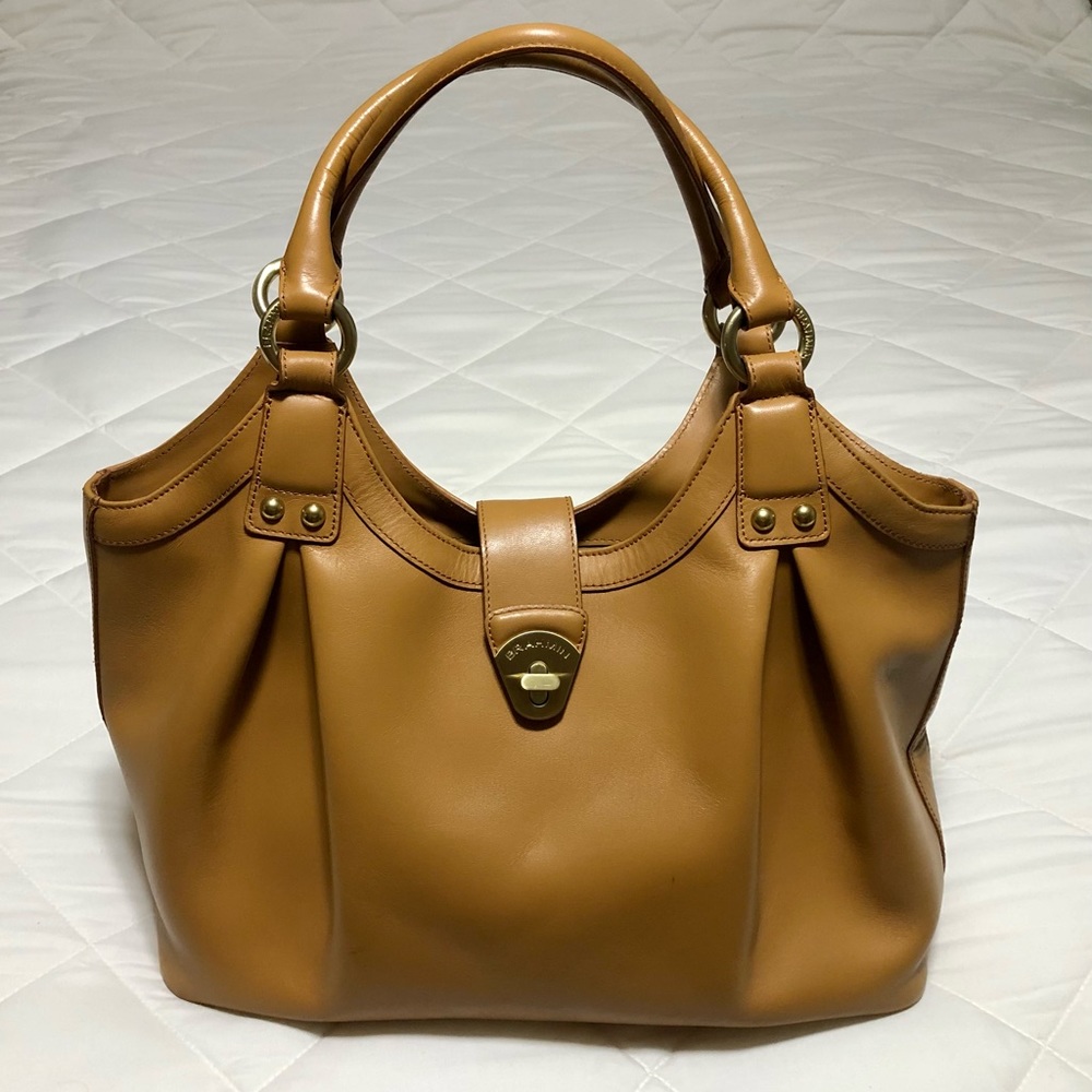 Brahim Leather Satchel